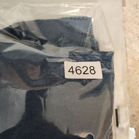 White Stag Denim Shirt Embroidered Fall Pumpkin Corduroy Collar 16W Plus Jean - Picture 11 of 11